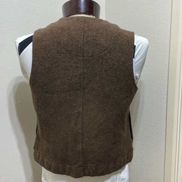 ALLEN FARM SHEEP & WOOL COMPANY Men’s Wool Vest Size Small - Picture 5 of 9